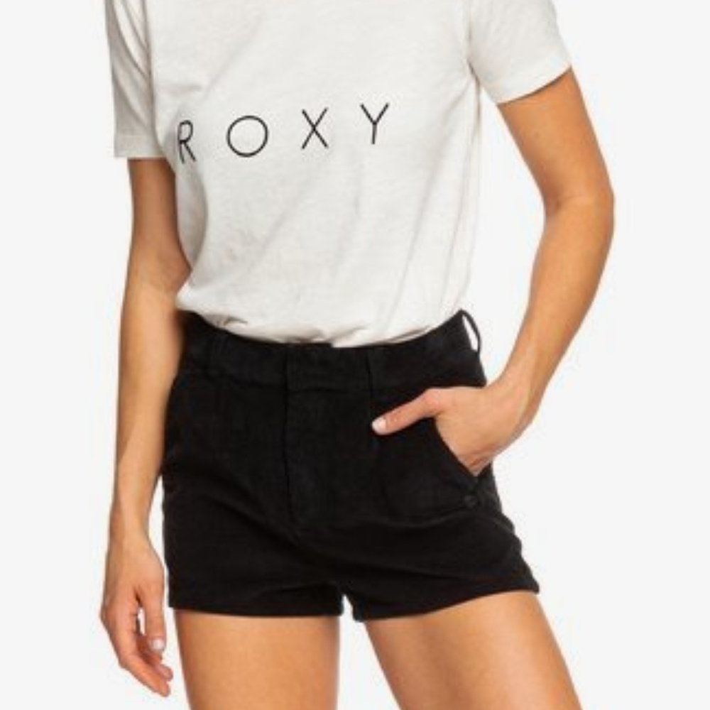 ROXY BLACK COTTON SHORTS